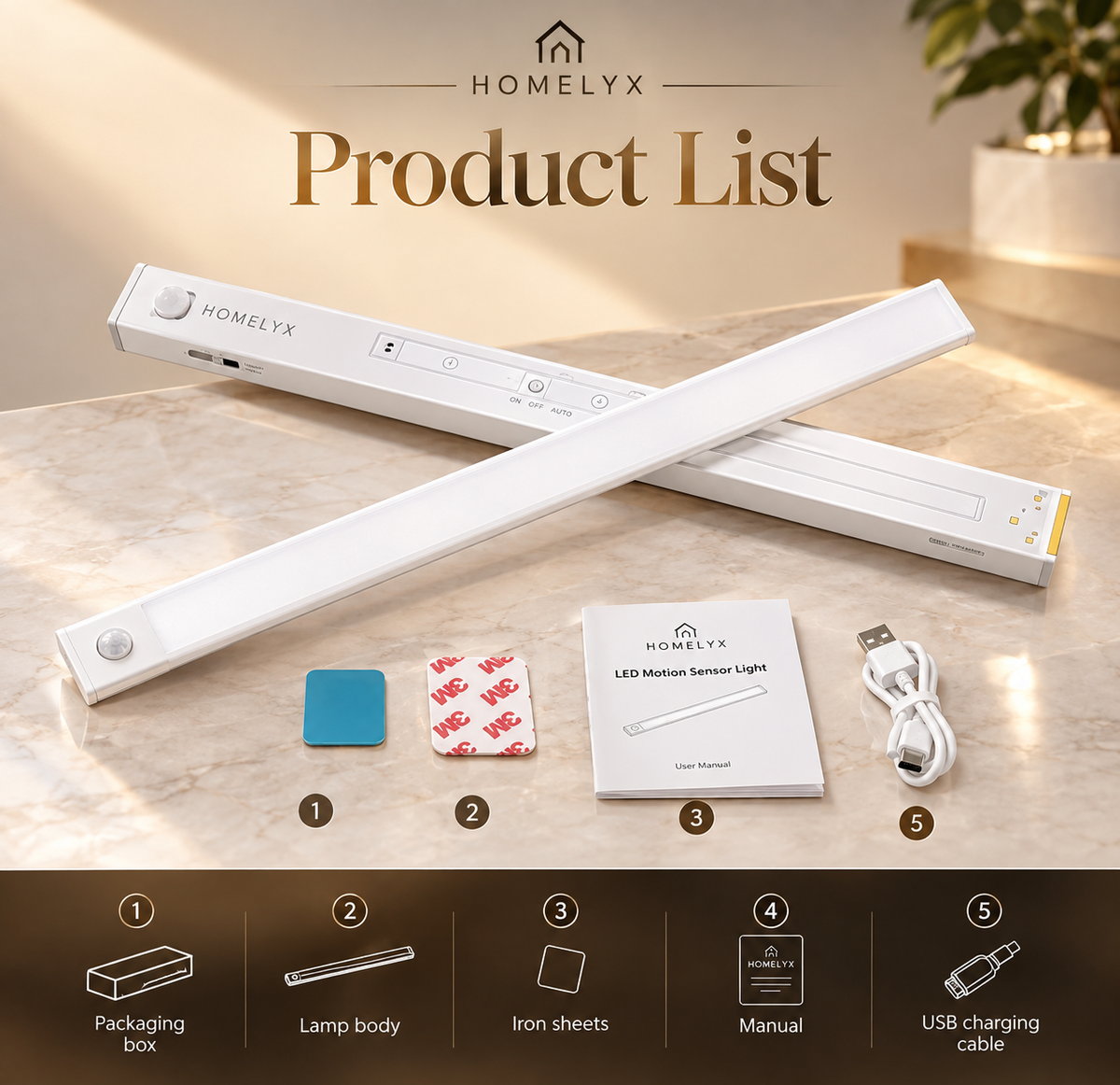 HOMELYX LUMORA™
Smart Motion LED Light